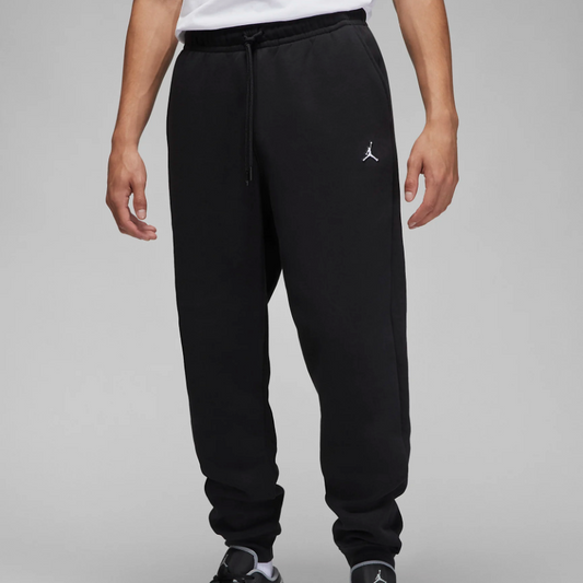 Jordan Essential Fleece Trousers in Black color.